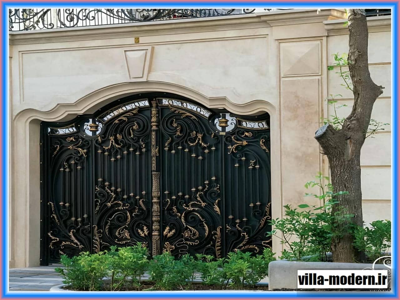 تصاویر تولید درب فرفورژه