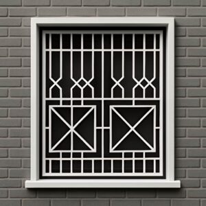 حفاظ پنجره هندسی مدرن