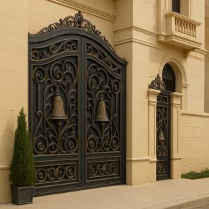 درب فلزی زنگوله کلاسیک ویلا