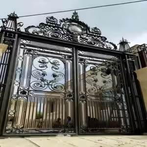 انتخاب درب فلزی ساده و شیک ورودی ساختمان