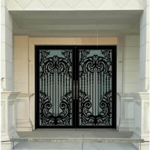 درب حیاط لاکچری فلزی مدرن