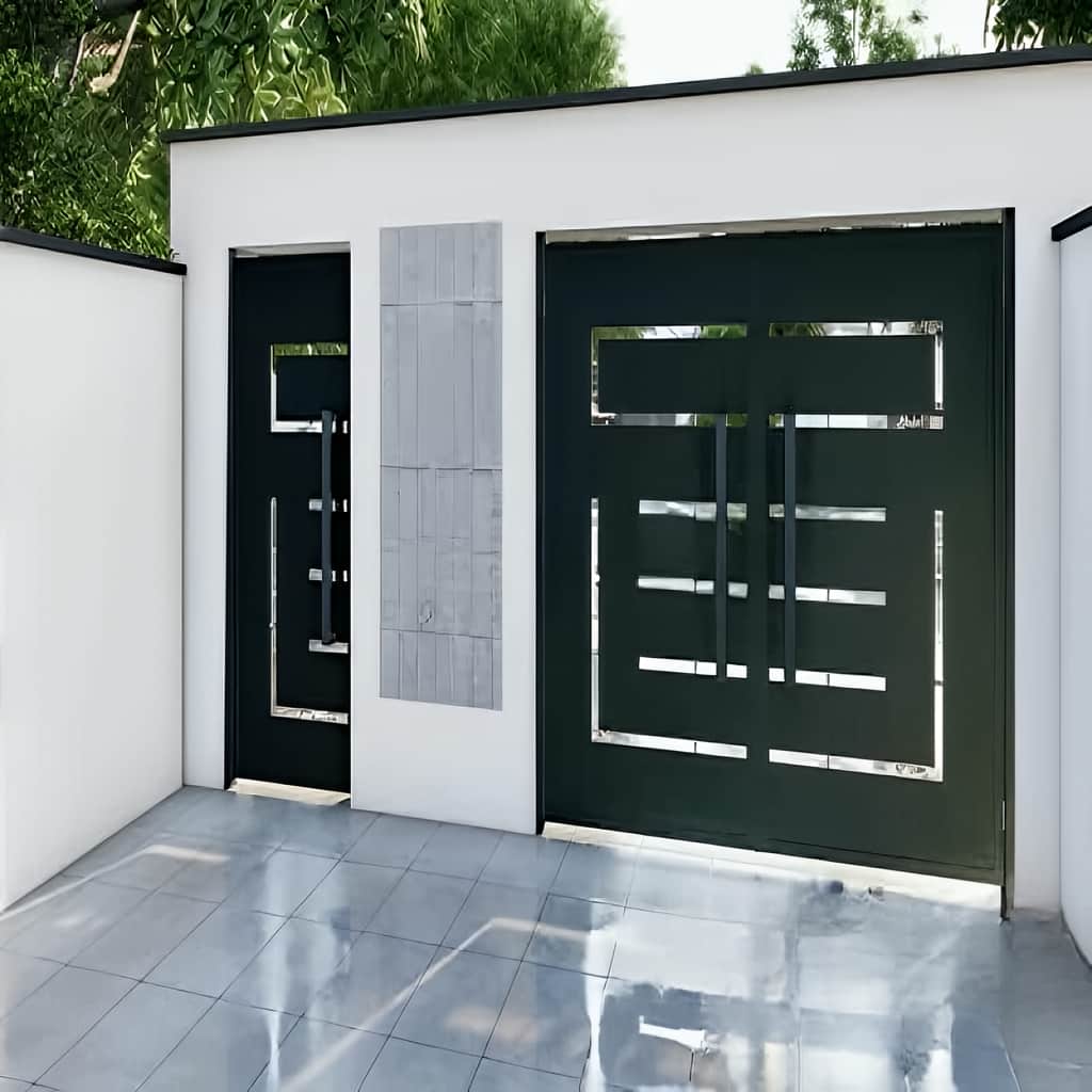 درب مدرن یونیک 2 کارخانه ساخت درب مدرن یونیک رنگ پودری