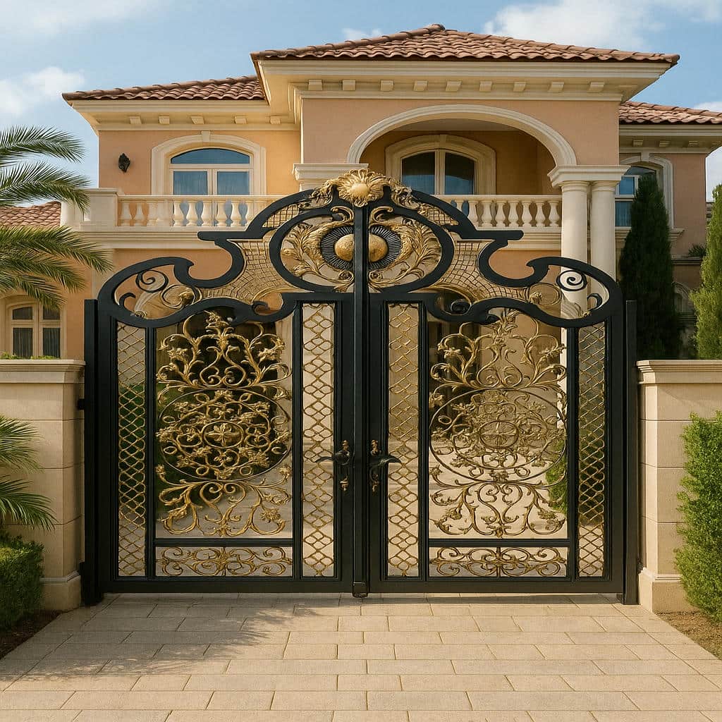 خرید درب فلزی میخک فرفورژه کلاسیک