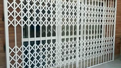 درب آکاردئونی ویلا در محمودآباد