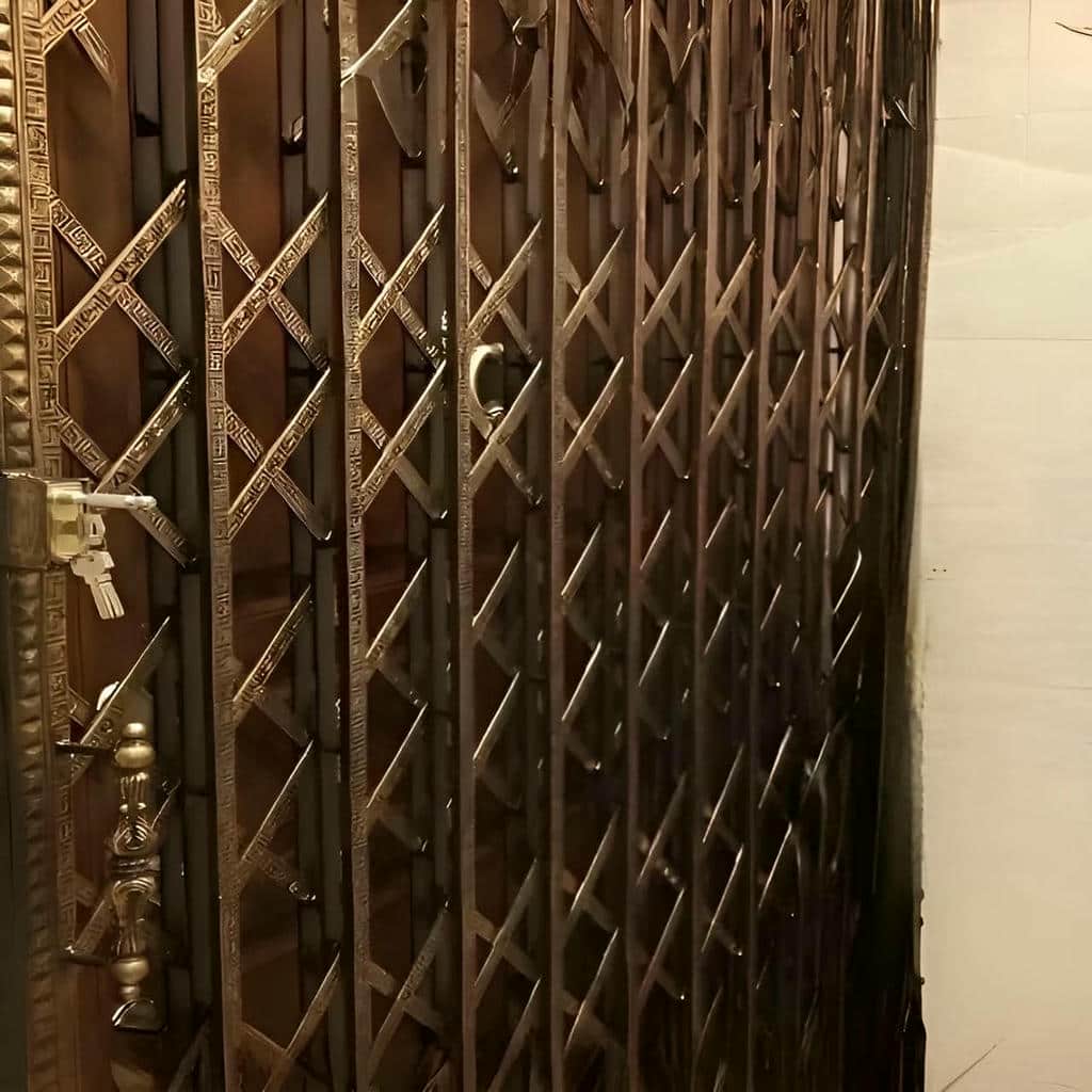خرید درب آکاردئونی ویلا دوگل در گنبدکاووس