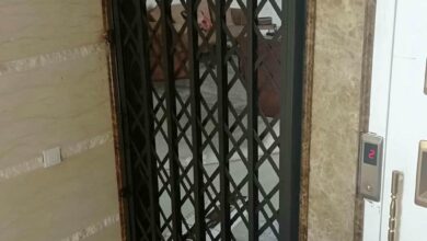 درب آکاردئونی ویلا در ساری