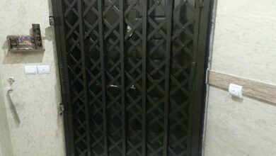 درب آکاردئونی ویلا در سنندج