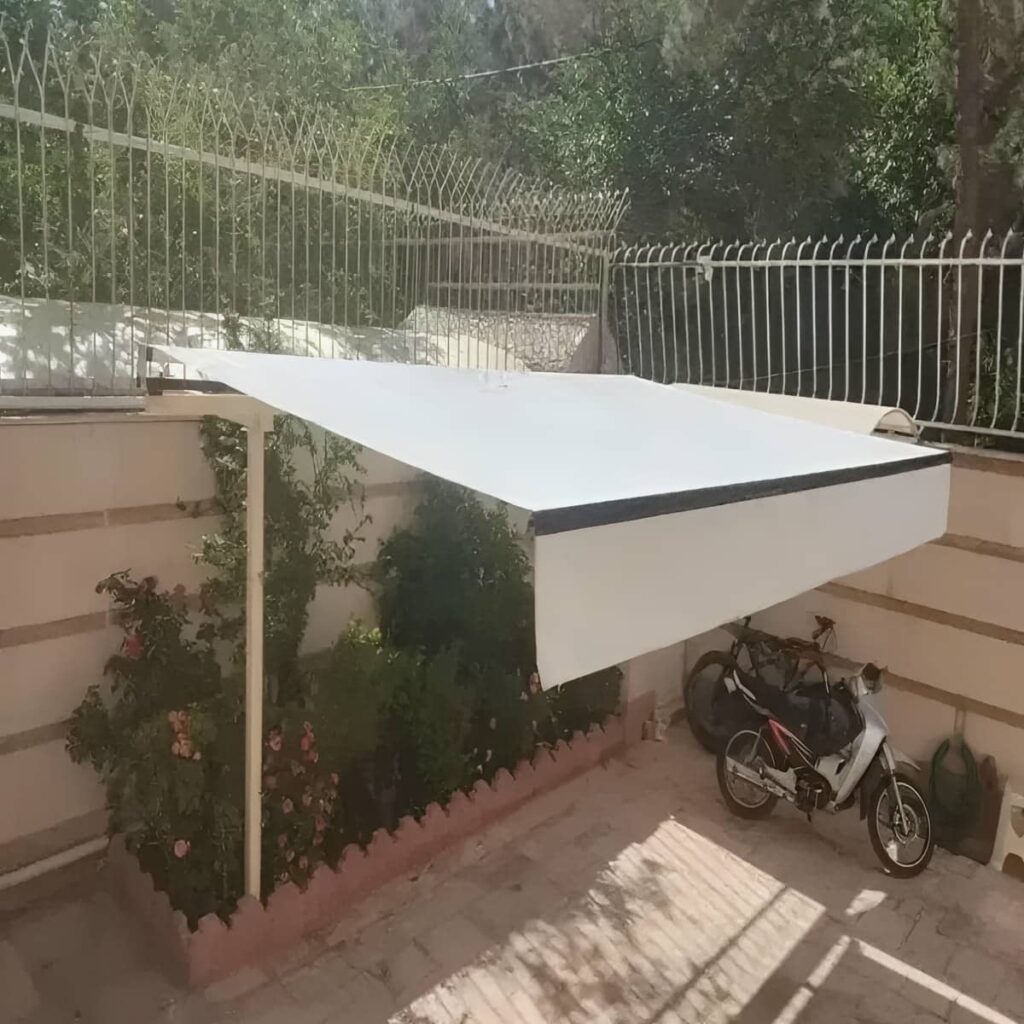نصب سایبان برقی ویلا بالکن در کمال شهر