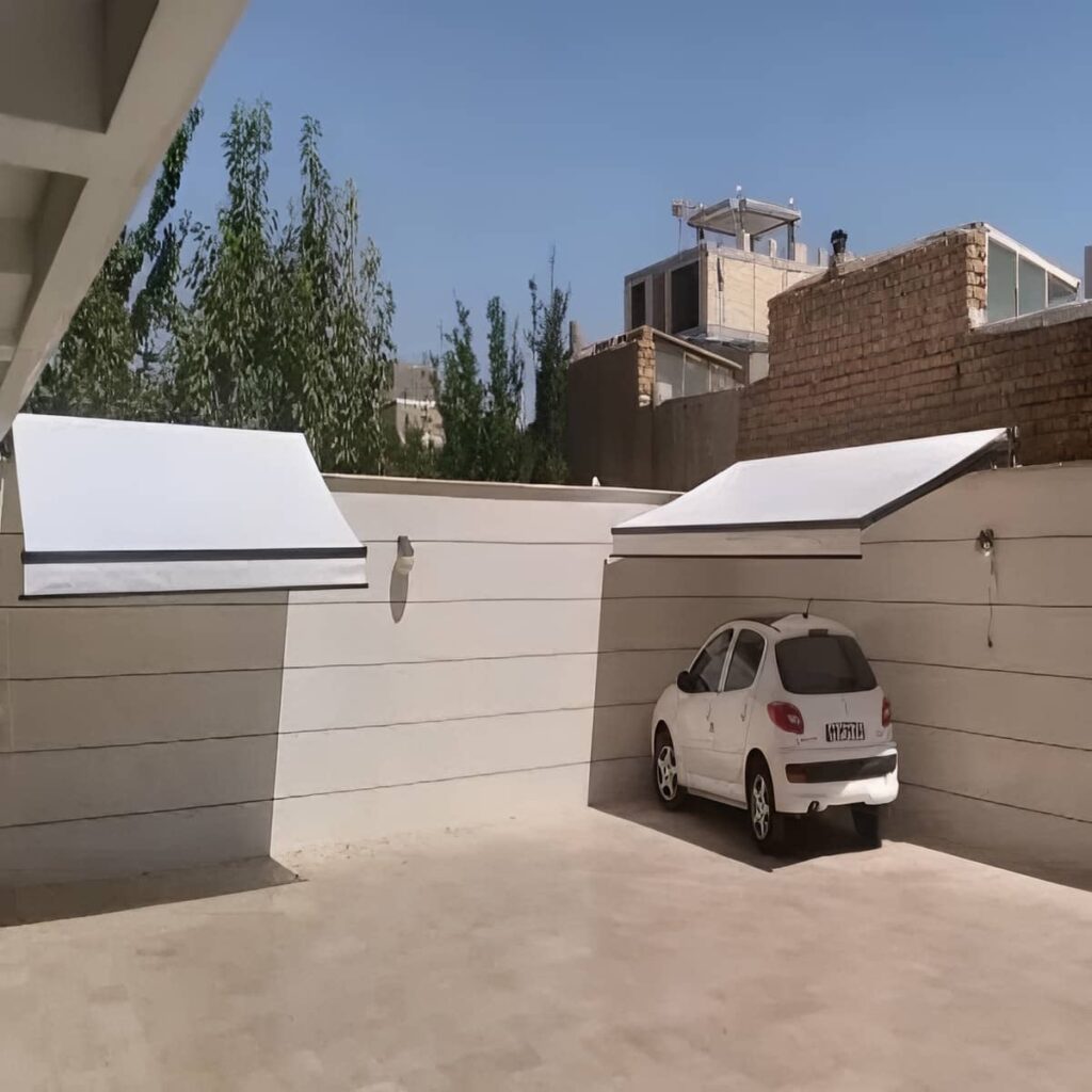 خرید سایبان برقی ویلا بازویی در چالوس