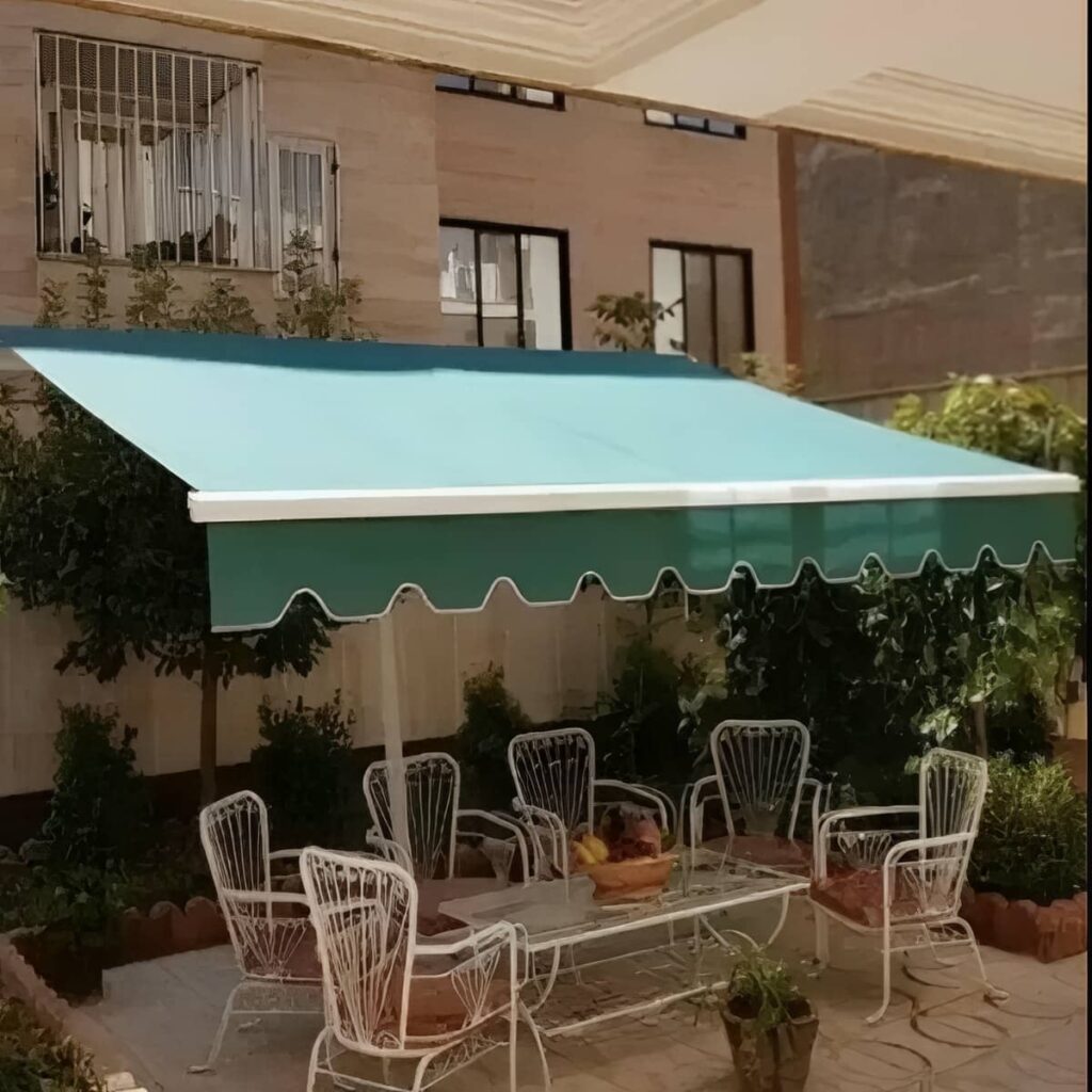 سایبان برقی ویلا در تبریز