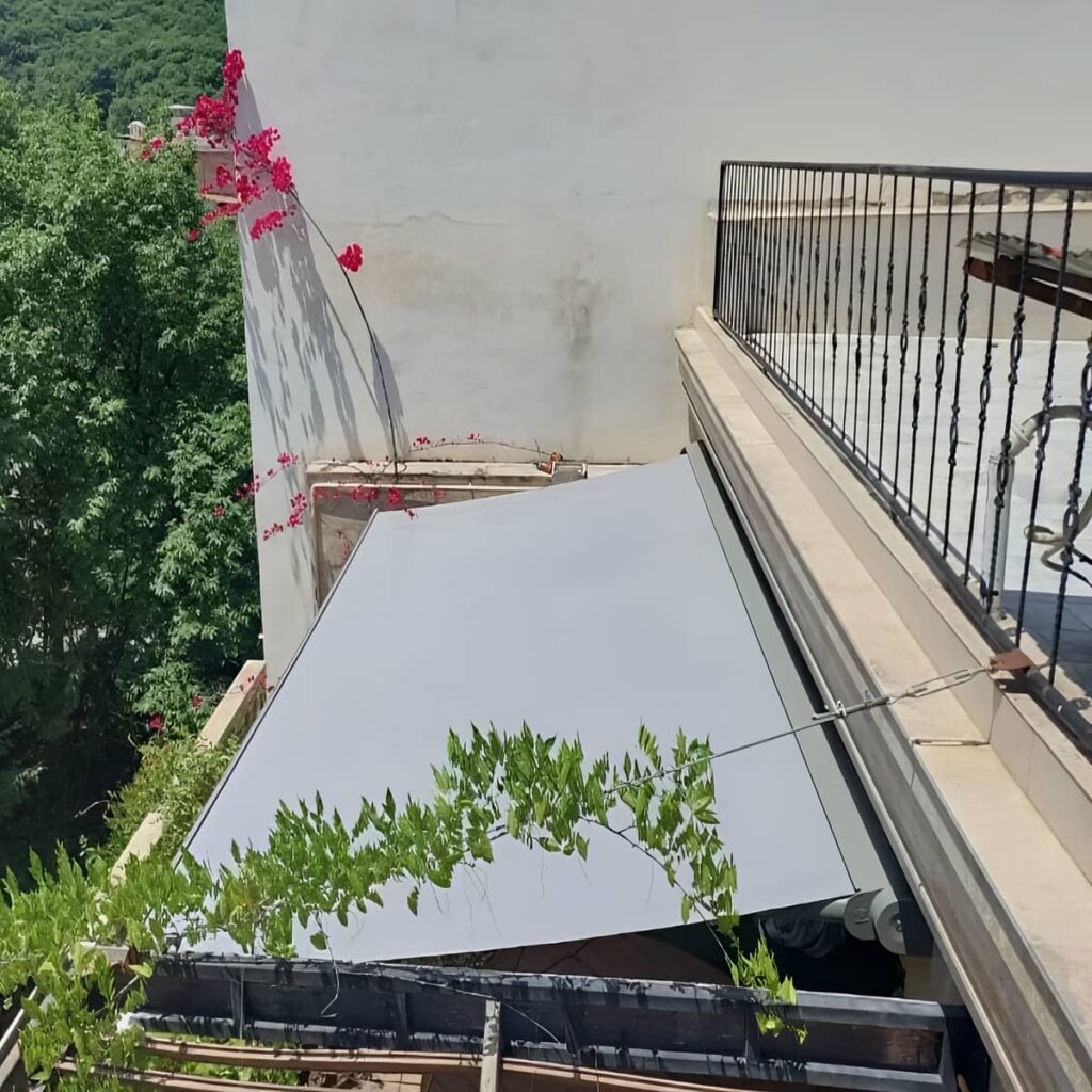 سایبان برقی ویلا در یزد