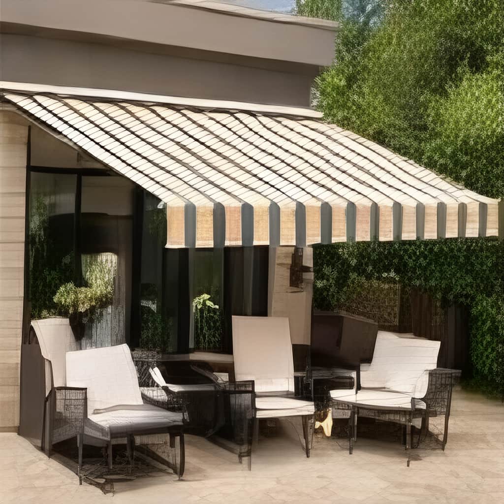 نصب سایبان برقی ویلا بالکن در بومهن