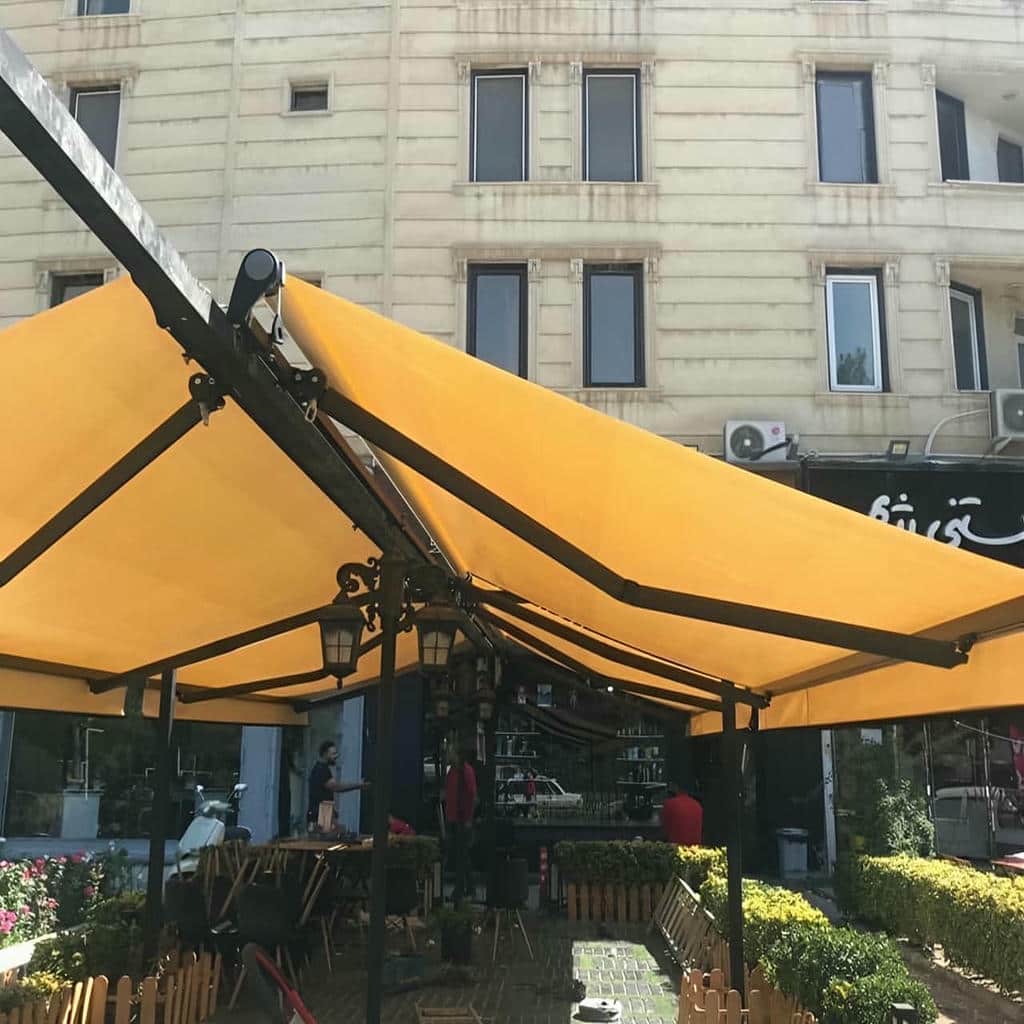 قیمت سایبان برقی ویلا مقاوم در کردان