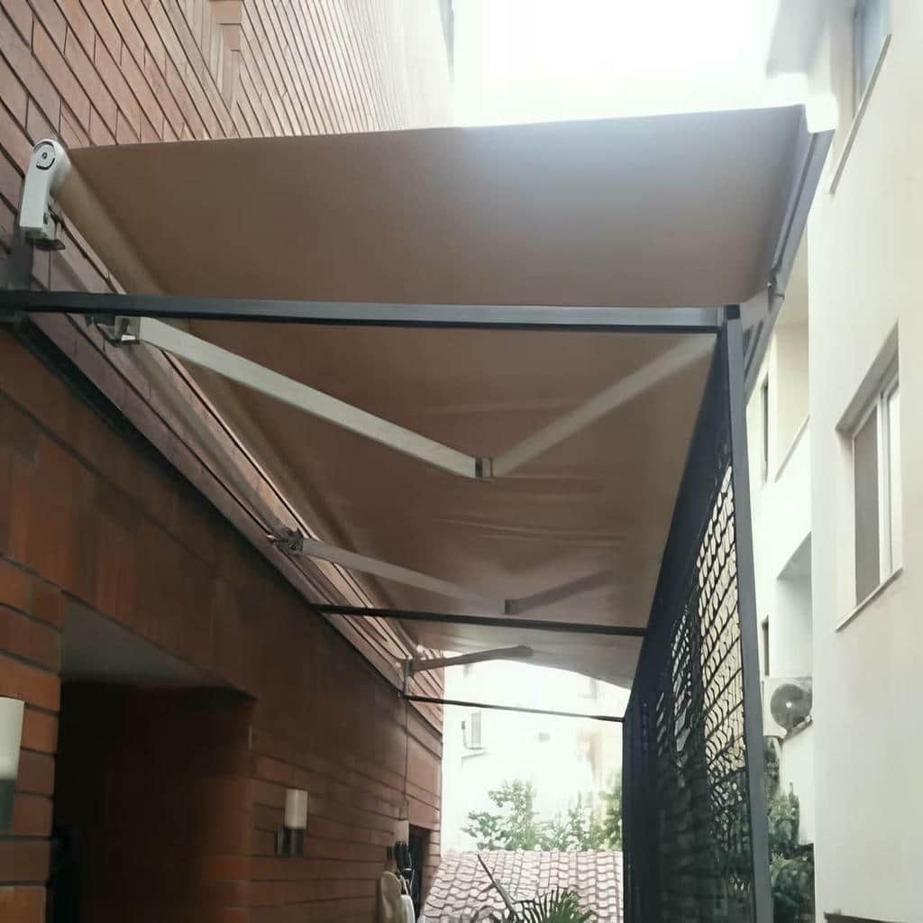 خرید سایبان برقی ویلا بازویی در رفسنجان