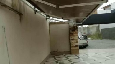 سایبان برقی ویلا در فشم