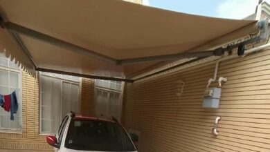 سایبان برقی ویلا در عظیمیه کرج