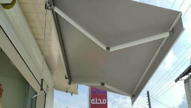 سایبان برقی ویلا در اندیشه