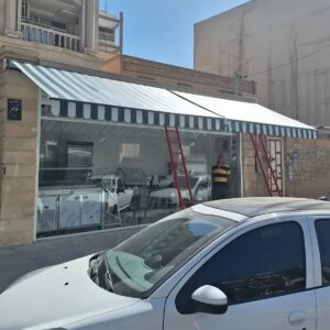 سایبان برقی ویلا در بیرجند