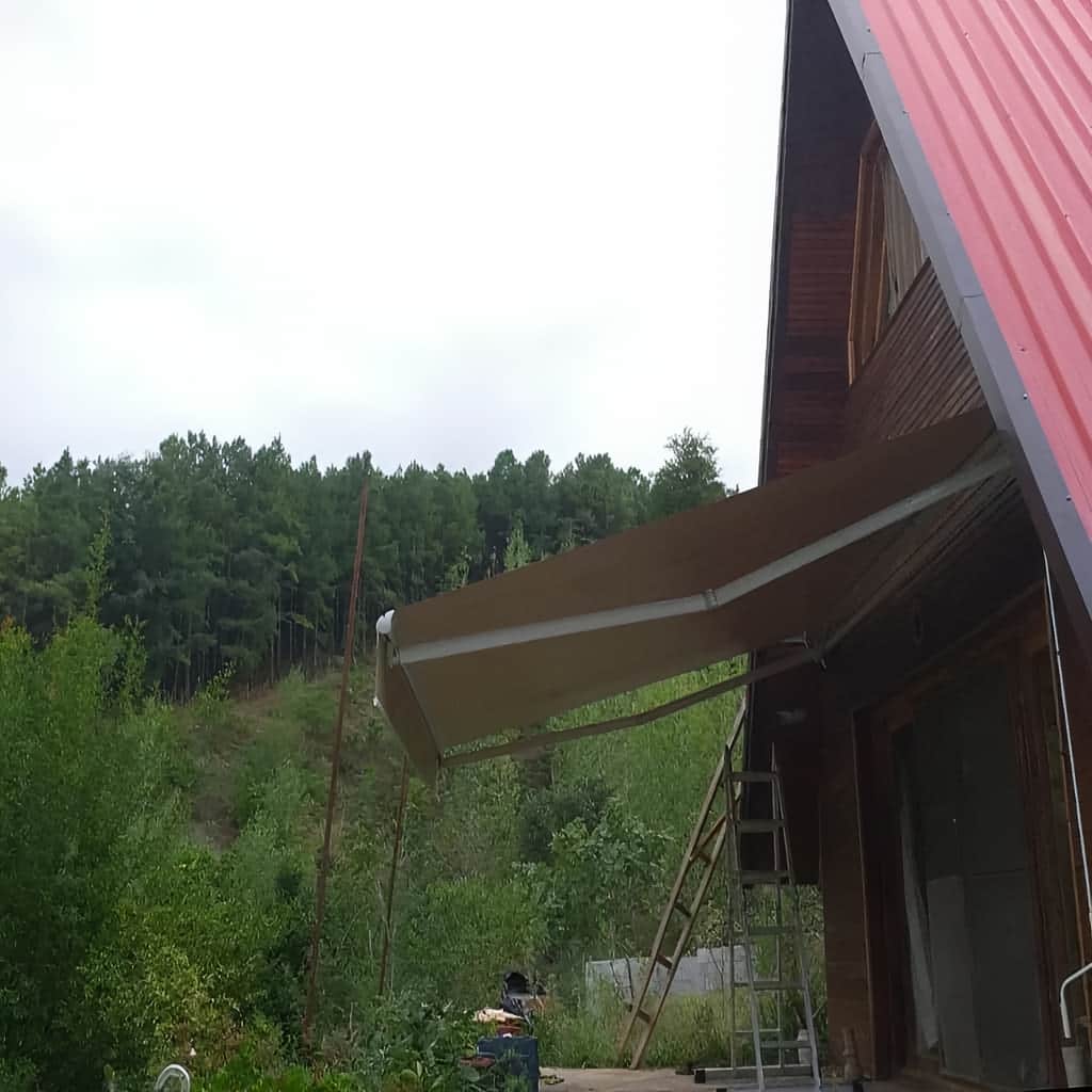 نصب سایبان برقی ویلا مقاوم در بابل