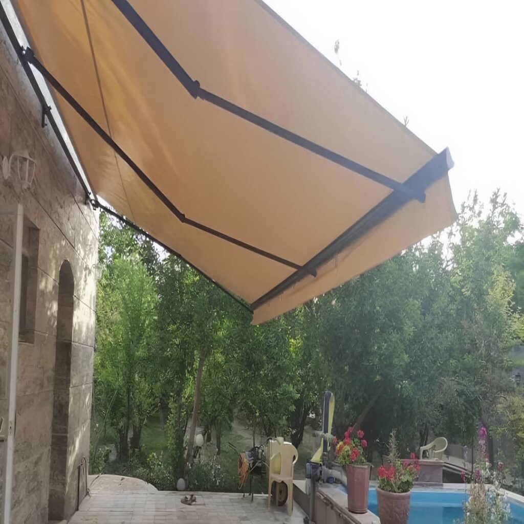 خرید سایبان برقی ویلا بازویی در تهران