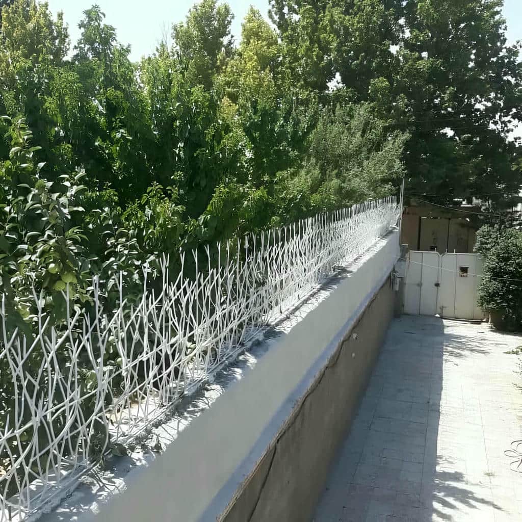 نصب حفاظ شاخ گوزنی حیاط خانه در ساری