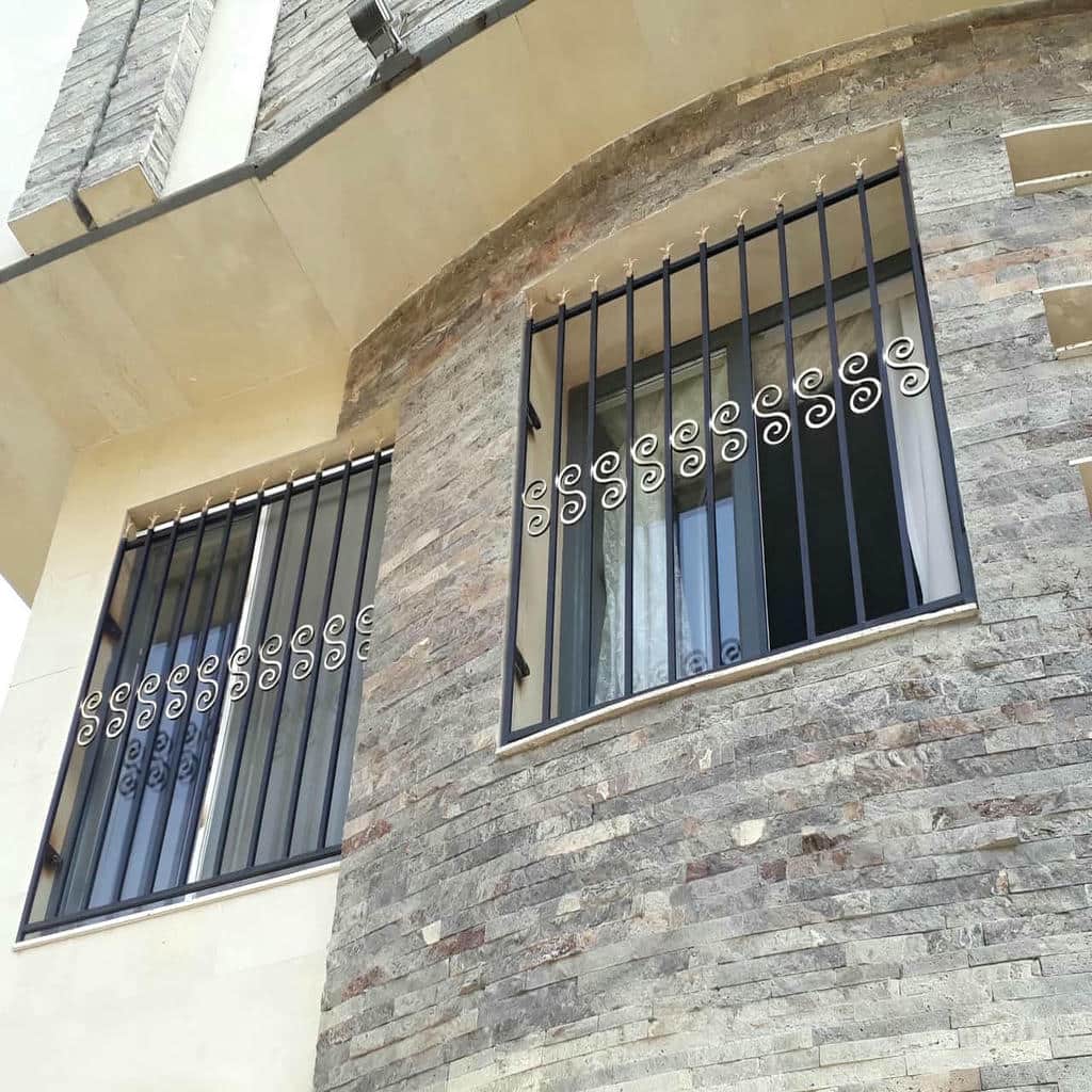 خرید حفاظ پنجره ویلا ساده در بومهن