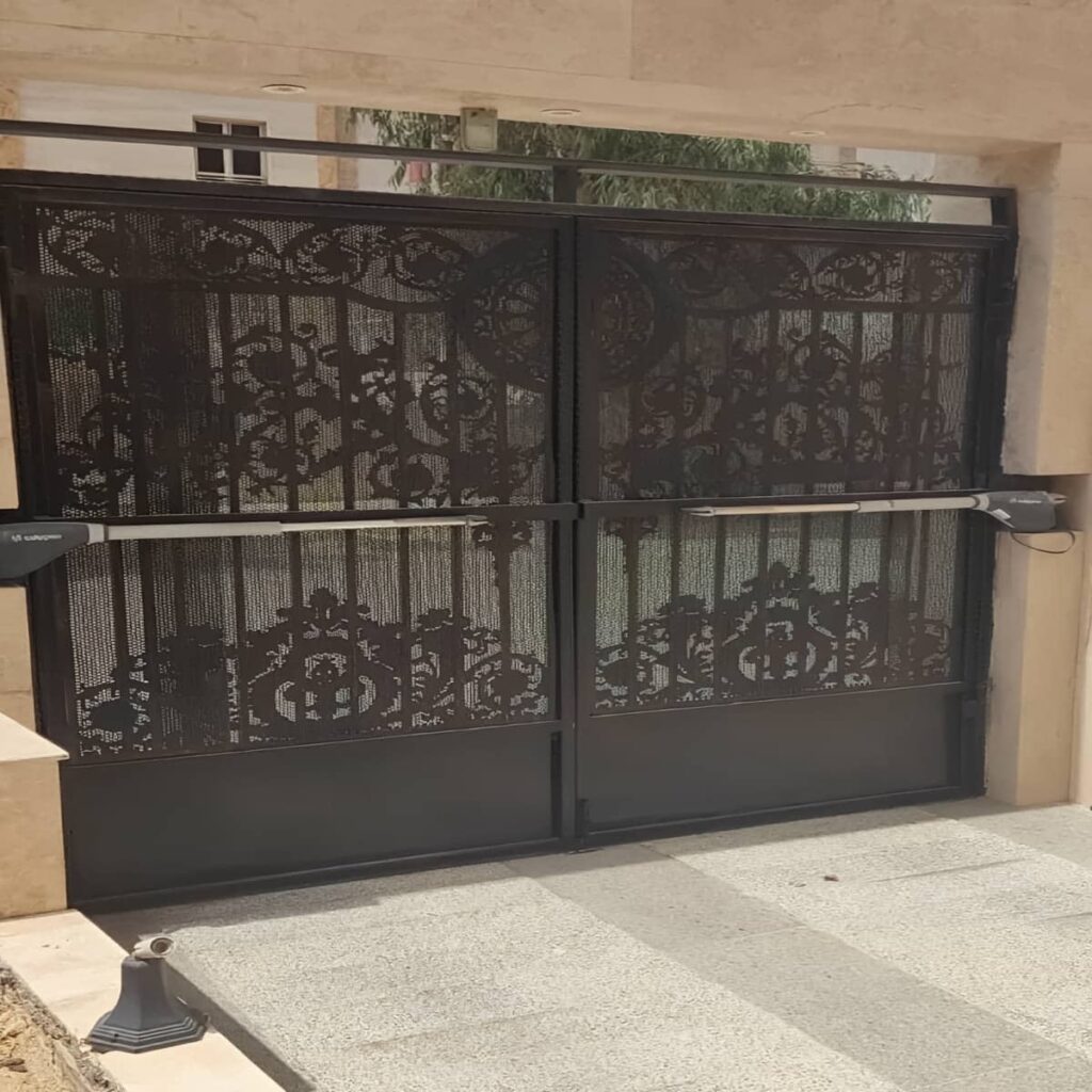 فروش جک درب پارکینگ ویلا یراق استاندارد در فردیس کرج