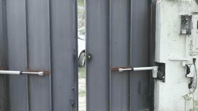 جک درب پارکینگ ویلا در بومهن