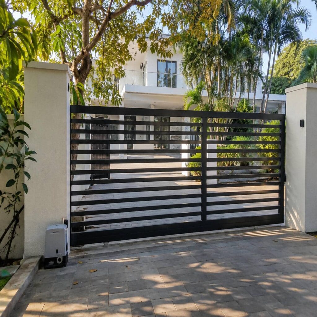 نصب جک درب پارکینگ ویلا ریلی استاندارد در بندر چابهار