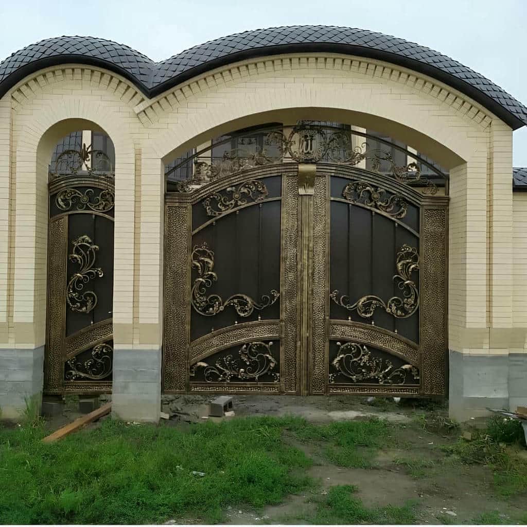 کارخانه درب حیاط فرفورژه پروفیل سنگین در مهرشهر کرج