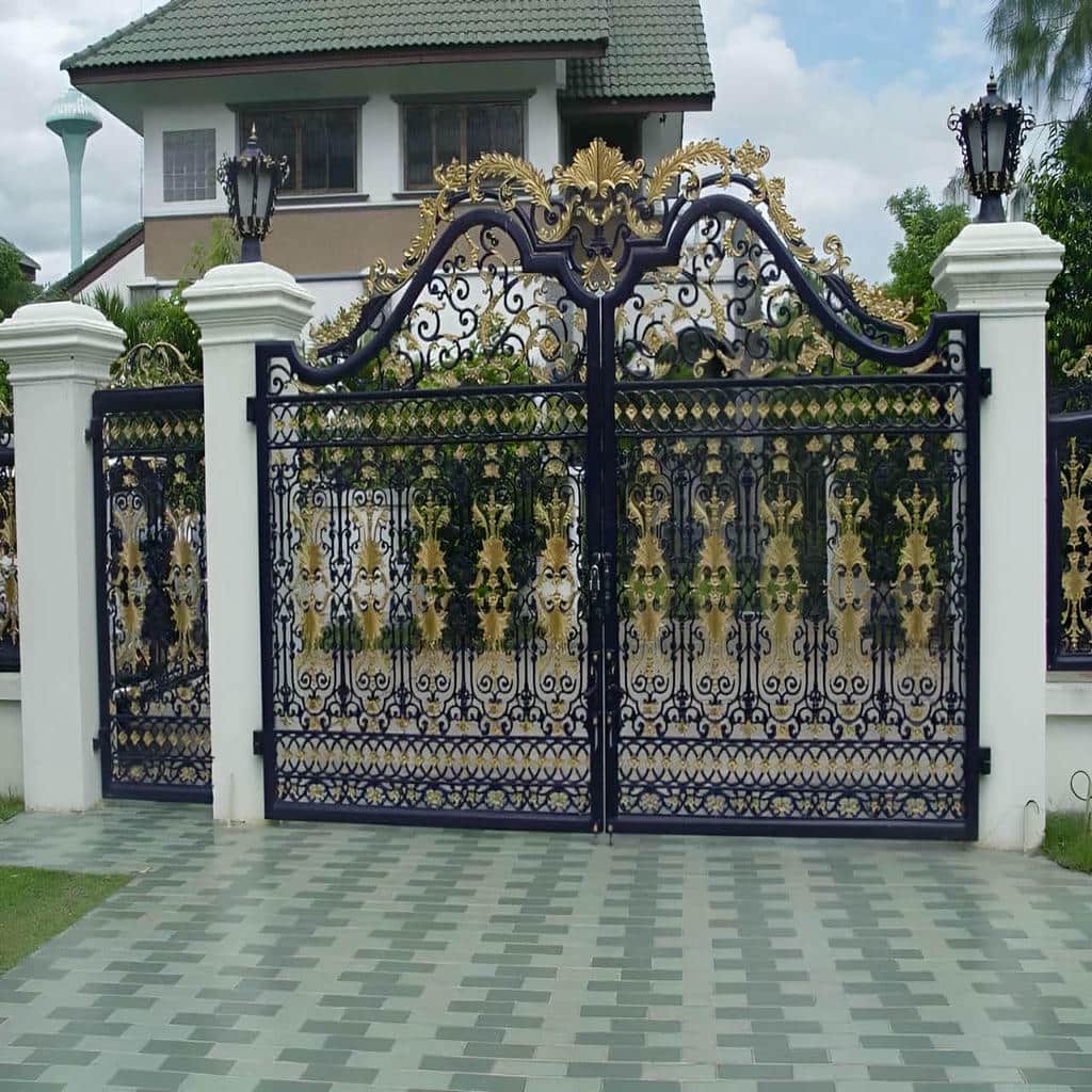 کارخانه درب حیاط فرفورژه ویلایی در یاسوج