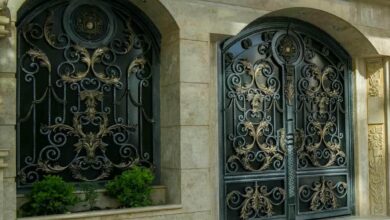 درب حیاط فرفورژه در اردبیل