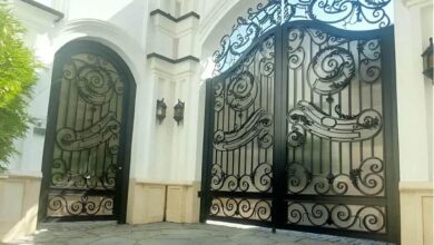 درب حیاط فرفورژه در ارومیه