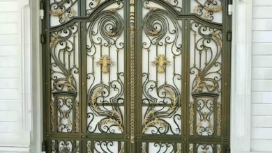 درب حیاط فرفورژه در گنبدکاووس