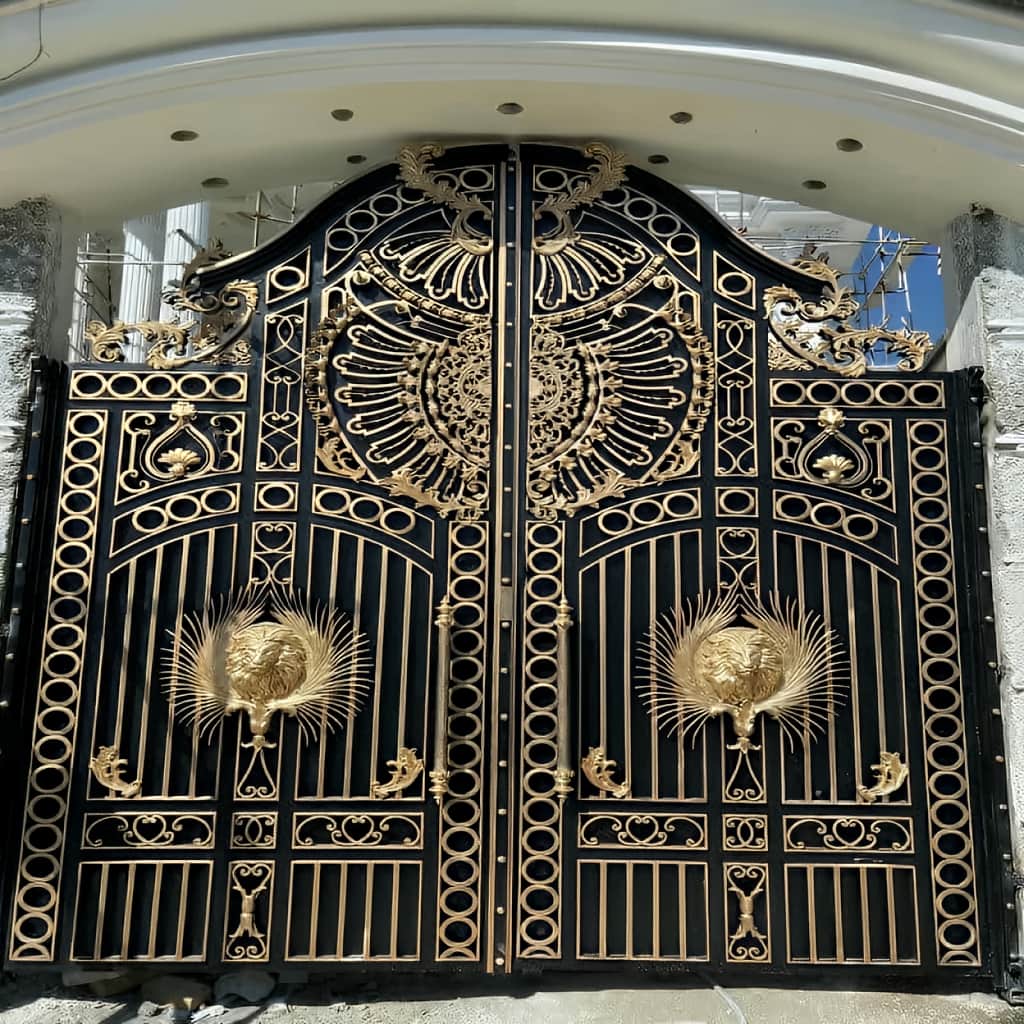 کارخانه درب حیاط فرفورژه پروفیل سنگین در آبادان