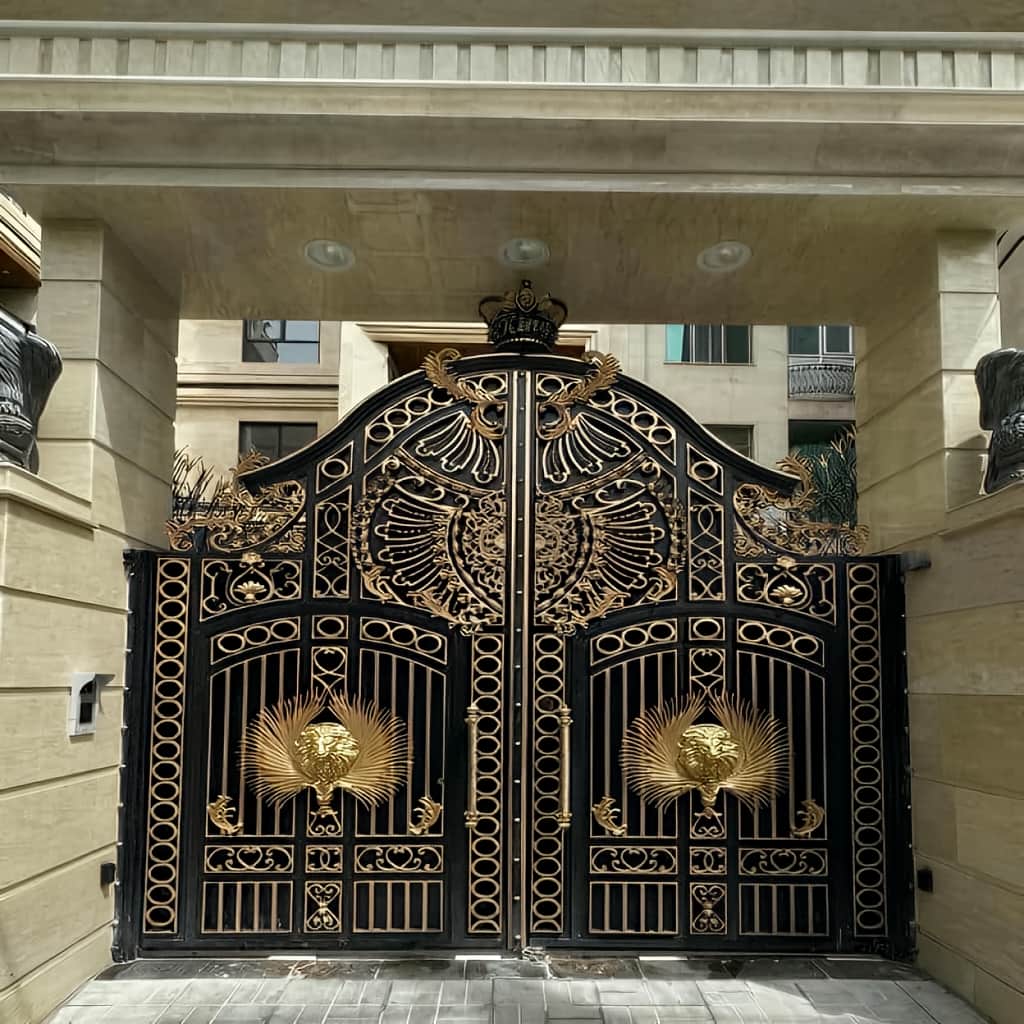 کارخانه درب حیاط فرفورژه ویلایی در استان خوزستان