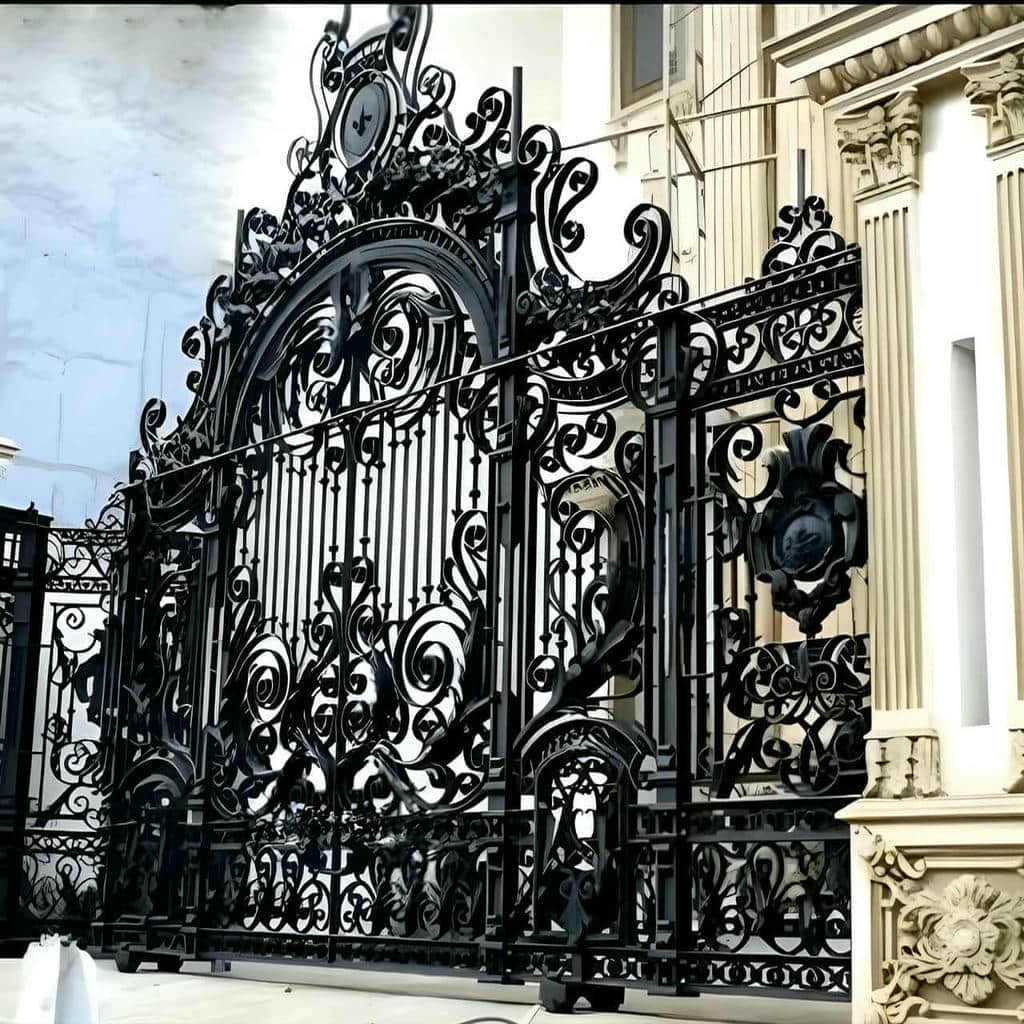 درب حیاط فرفورژه در رشت