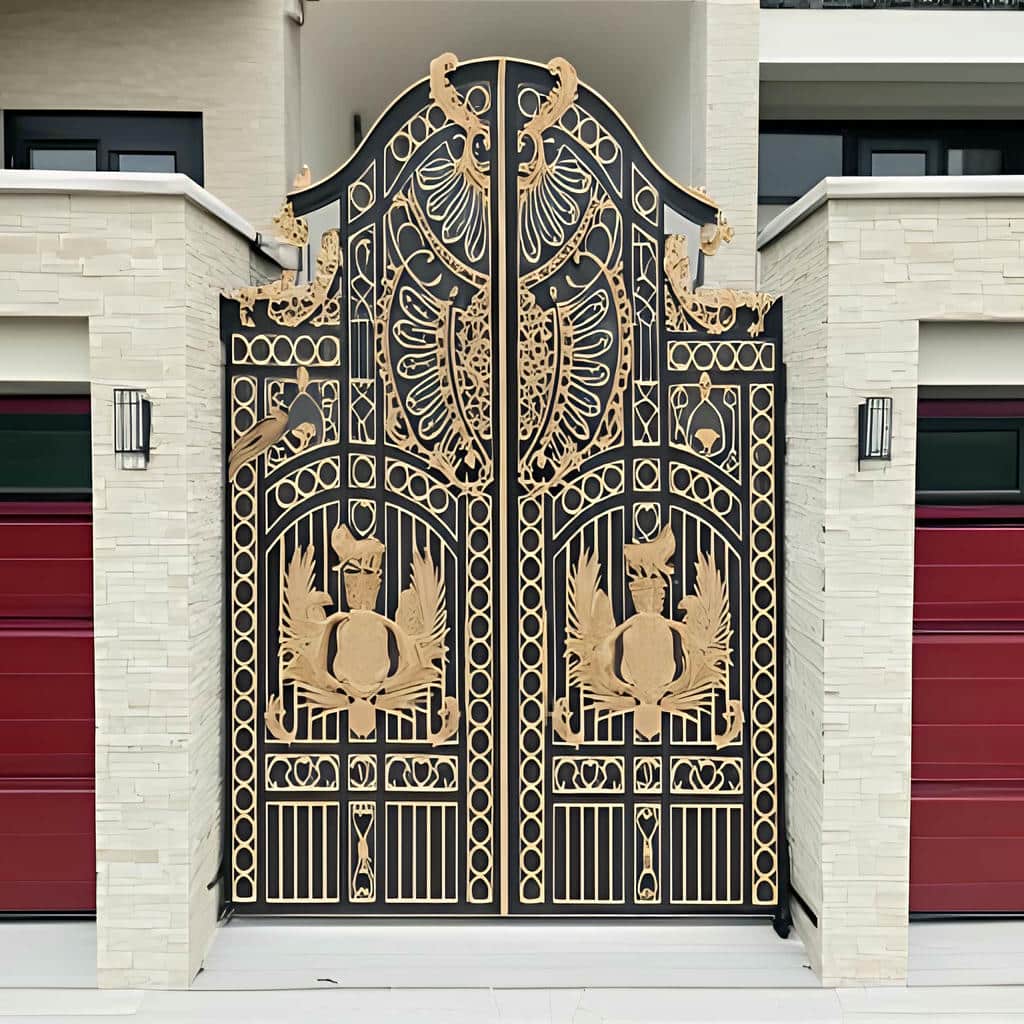 قیمت درب حیاط فرفورژه کلاسیک در کرمان
