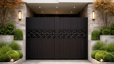 درب حیاط فرفورژه در شهریار