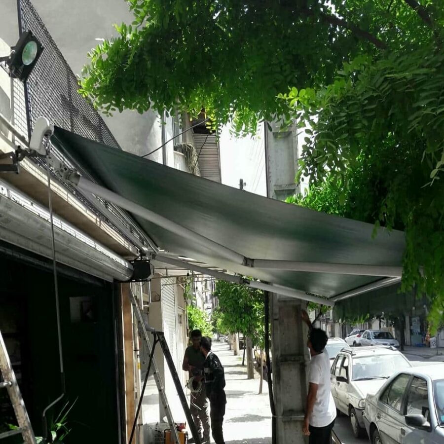 سایبان برقی مناسب کافه و رستوران