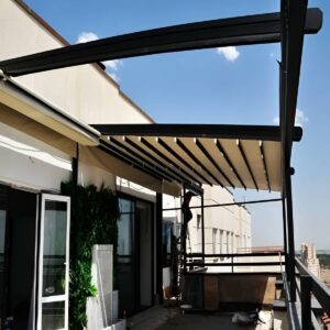 سقف برقی پارچه ای پرگولا
