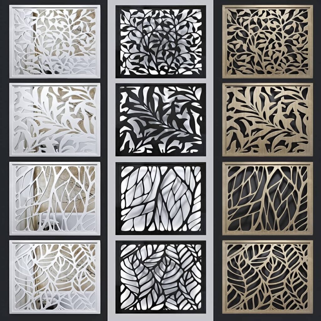 سفارش طرح اختصاصی نرده سی ان سی
