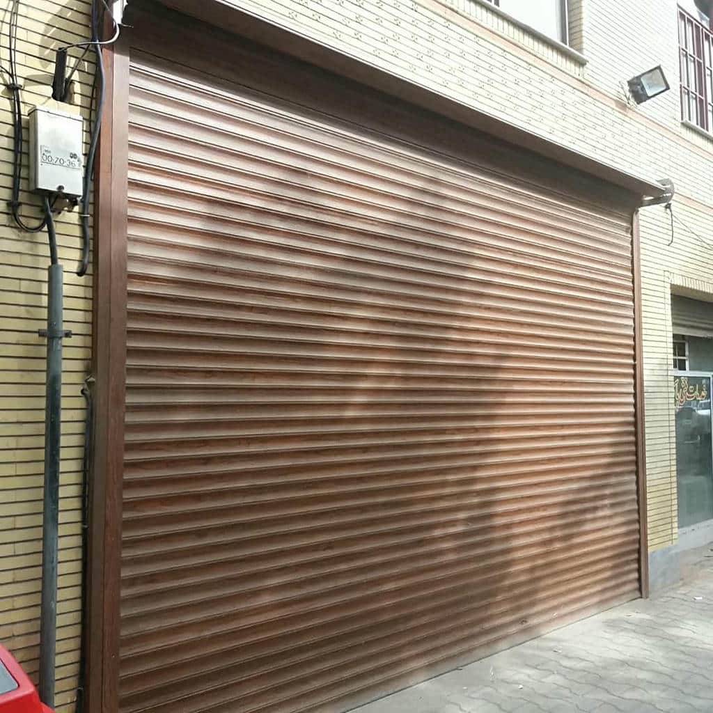کرکره برقی پارکینگ خودرو ساختمان با موتور متناسب و شفت محکم کرکره برقی پارکینگ خودرو ساختمان با موتور متناسب و شفت محکم