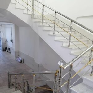 نرده استیل طلایی لوکس
