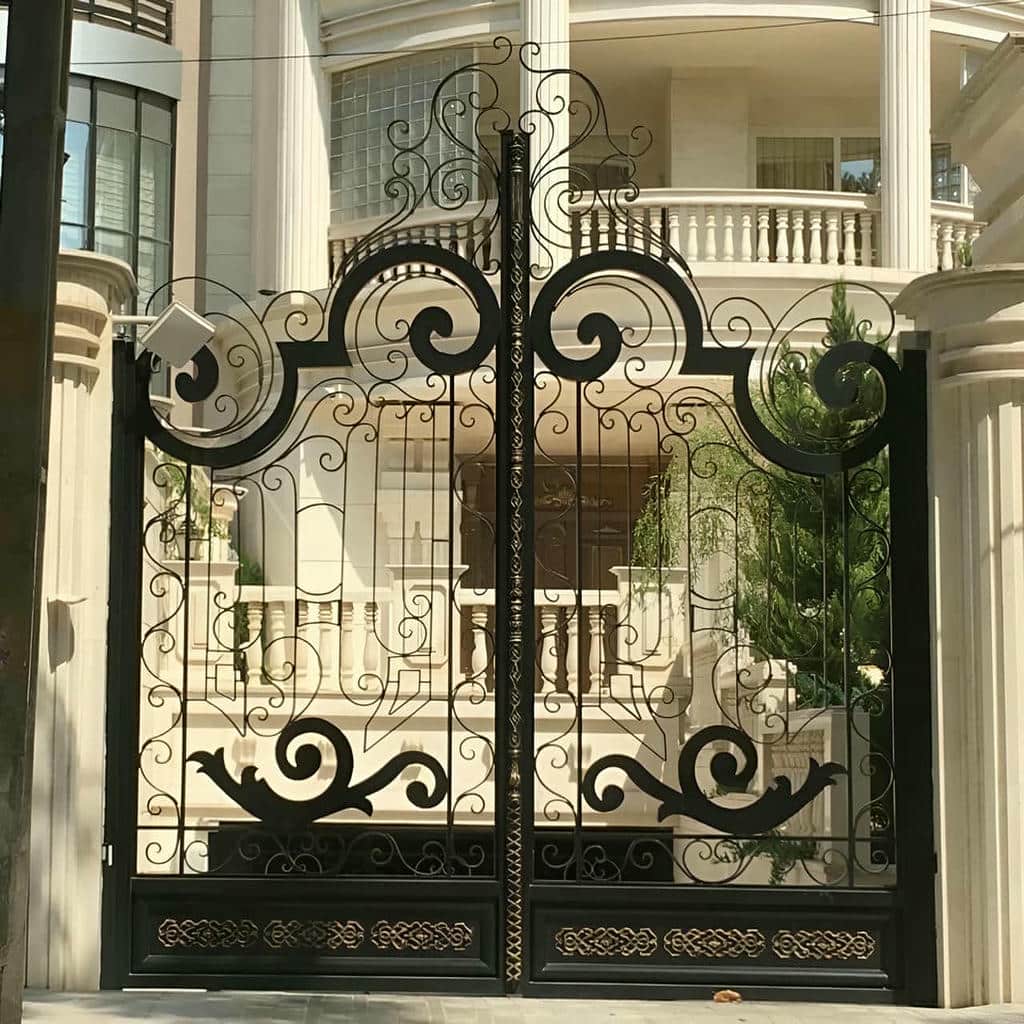 خرید درب پارکینگ سنگین شاسی دوبل با حرکت روان