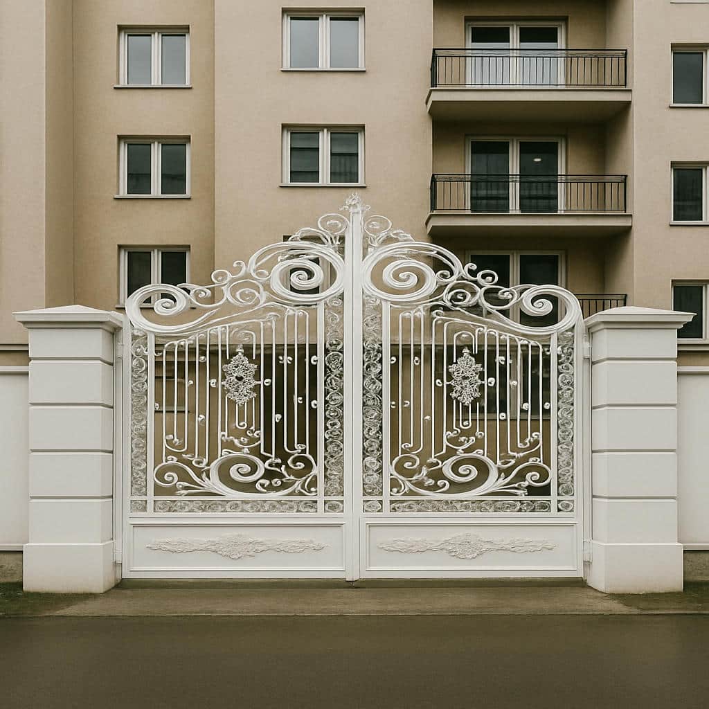 اجرای درب پارکینگ سنگین شاسی دوبل برای عبور ایمن