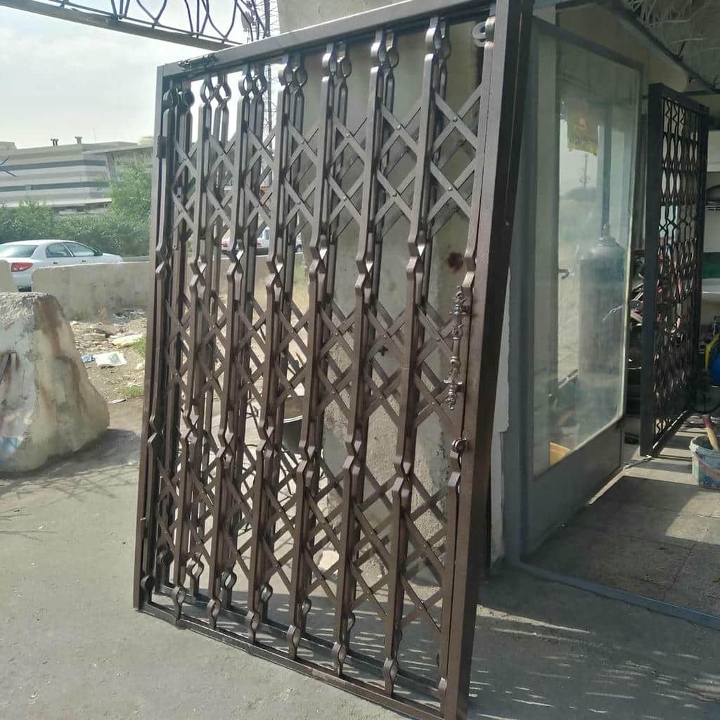 قیمت حفاظ آکاردئونی دو جداره ورودی بر اساس مشخصات