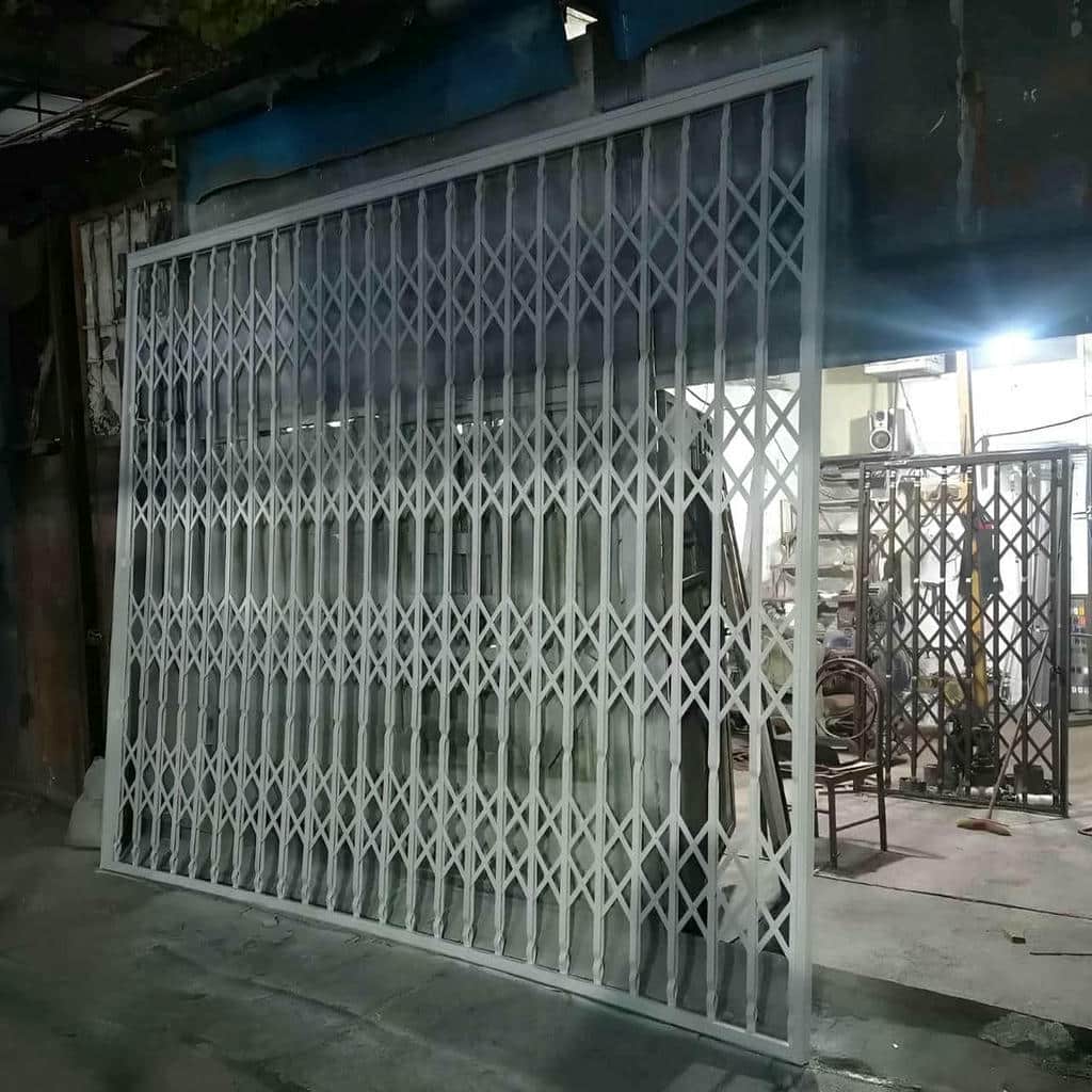 خرید درب آکاردئونی طرح دار لوزی با حرکت روان