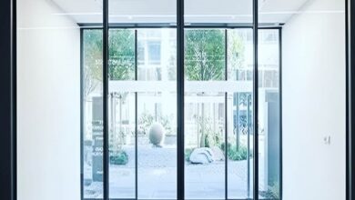 6 مدل درب شیشه ای سکوریت اتوماتیک ورودی