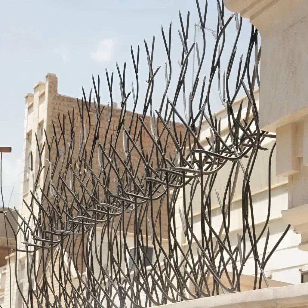 12 طرح حفاظ دیوار ضد سرقت میلگردی